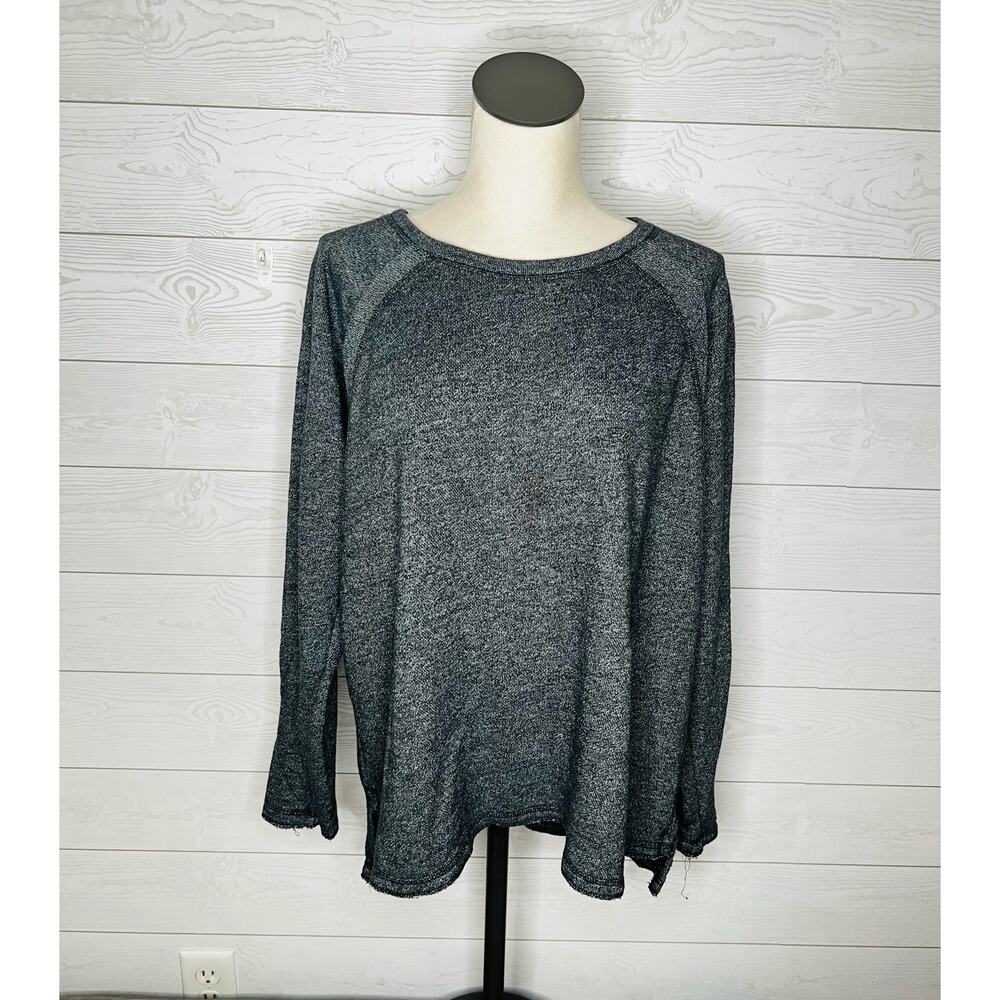 Gap G Fast Charcoal Heather pullover Sweatshirt Size XL